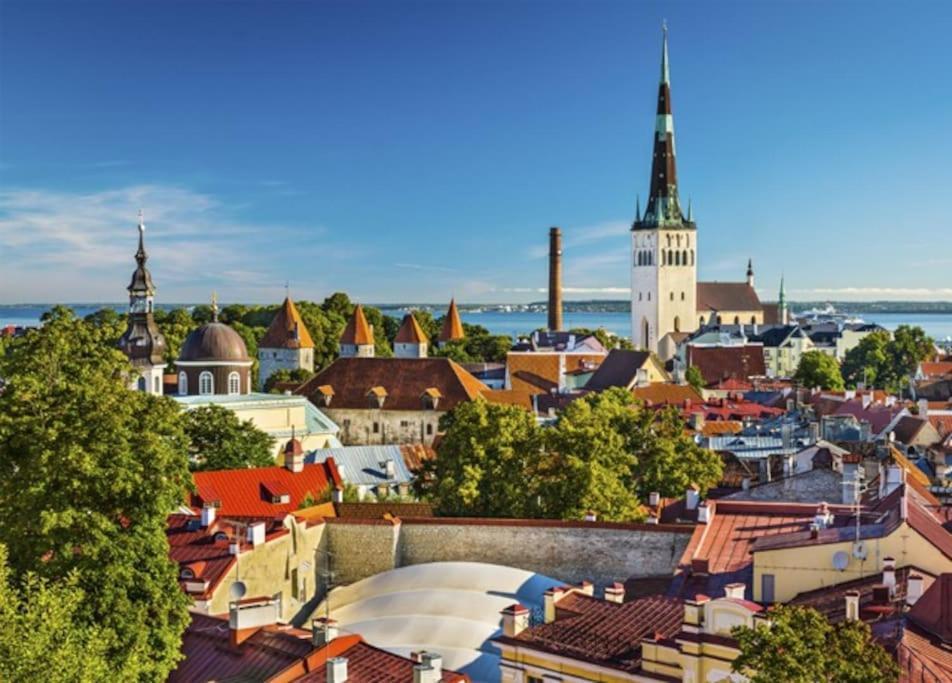 Charming Loft Near Old Town Lägenhet Tallinn Exteriör bild